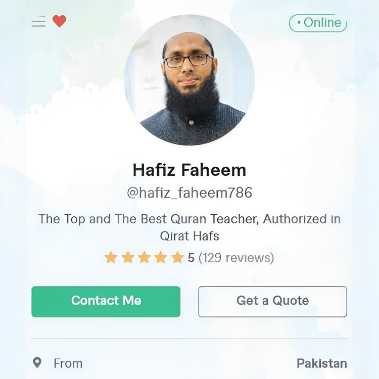 Fiverr Top Quran Teacher